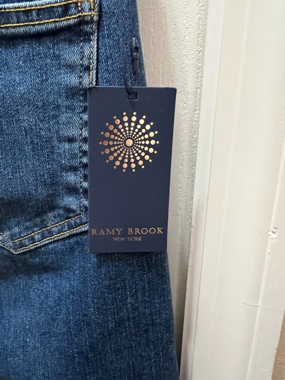 NWT Ramy Brook Naomi Distressed Ripped Sequin Skinny Jeans - Picture 6 of 9